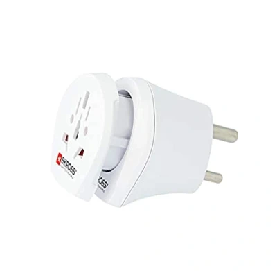 Bild av SKROSS 1.500215 E Combo World to India 2in1 Reisestecker Reiseadapter zur Anwendung von Geräten mit Schuko oder Eurostecker in Indien