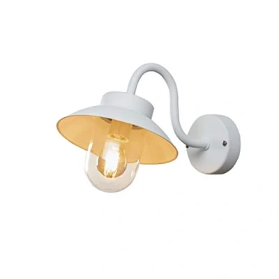 Bild av Konstsmide Utomhusvägglampa Vega Mini, bredd 22 cm, vit