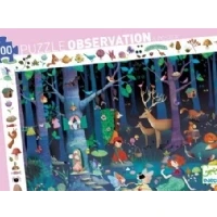 Bild av Djeco Pussel Observation Puzzle Enchanted Forest