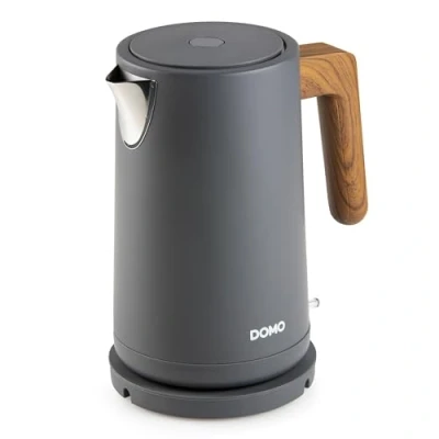 Bild av DOMO DO9268WK vattenkokare &quot;Wood You&quot; 1,7 L 18502200 W matt grå