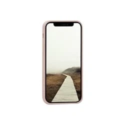 Bild av dbramante1928 Monaco Baksidesskydd för mobiltelefon fastsnäppbar MagSafe kompatibilitet 100 % återvunnen plast rosa sand Apple iPhone