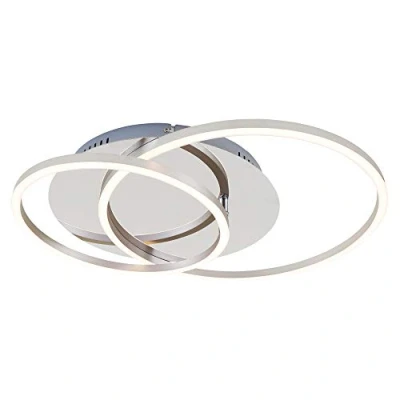 Bild av Briloner Leuchten LED taklampa, dimbar inklusive minnesfunktion, vridbar, 4 100 lumen, kromaluminium, Ø 30 cm, 36 W
