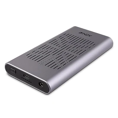 Bild av Lindy USB 3.2 Gen 2 x Dual M.2 NVMe SSD hölje med klonfunktion