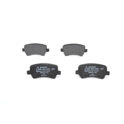Bild av BOSCH 0 986 494 248 Jeu de plaquettes frein Low Metallic avec tôle anti bruit, instructions montage VOLVO: XC70 II Break, V70 3, XC60 I