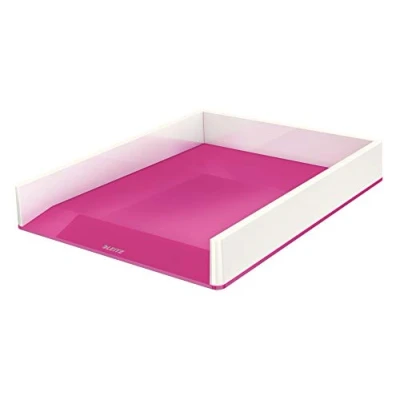 Bild av Leitz WOW Brevkorg, A4, vit/rosa metallic, 4 pack, 53611023