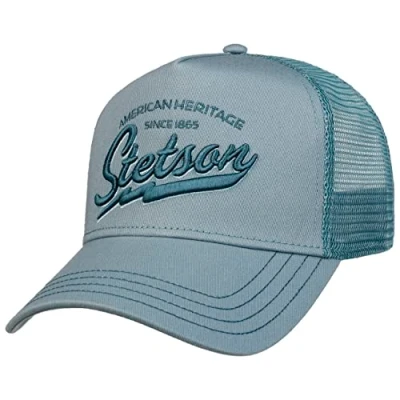 Bild av Stetson Since 1865 Trucker Keps Herrar snapback cap basebollkeps Snapback, med skärm, skärm Sommar Vinter One Size blå