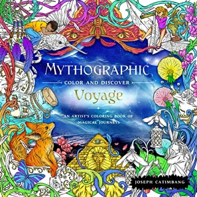 Bild av Mythographic Color and Discover: Voyage: An Artist&#039;s Coloring Book of Magical Journeys