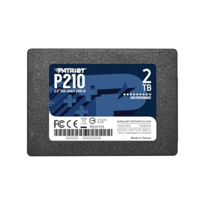 Bild av Patriot P210 Internal Solid State Drive 2TB SSD SATA 3 2.5&quot;