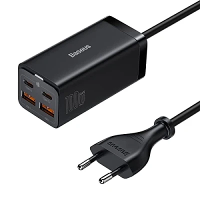 Bild av Chargeur rapide de bureau Baseus GaN3 Pro 100W 2U+2C