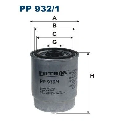 Bild av Bränslefilter FILTRON PP 932/1