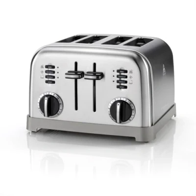 Bild av Cuisinart CPT180E, Core Collection 4 Slice Toaster, Brödrost för skivor, borstat rostfritt stål