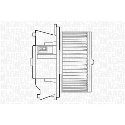 Bild av MAGNETI MARELLI 069412503010 Pulseur d&#039;Air pour véhicules sans système de climatisation FIAT: Punto II 3/5 portes, Doblo I Break, Cargo
