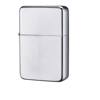 Bild av Stormtändare tändare ficktändare bensintändare metalltändare lampa män gåva utomhus camping presentidé utan fylld (silver krom) borstad)