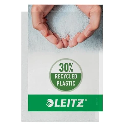 Bild av Leitz Standard L shaped folder for A4 colourless (pack of 10)