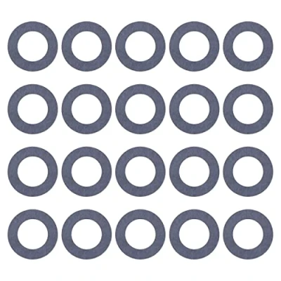 Bild av EMSea 20 st biloljetömningspluggpackningar 9043012031 aluminiumolja krossbricka tätningsring ersättning oljetömningspackning 12 mm innerdiameter
