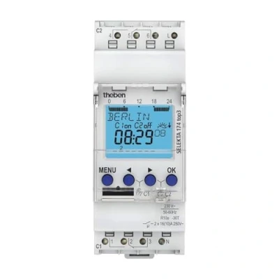 Bild av Theben 1740130 SELEKTA 174 top3 Astro timer med veckoschema 2 kanaler 56 minnesplatser