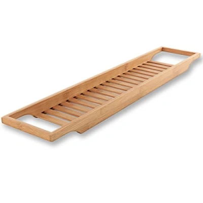 Bild av Torrex® 30541 Badkarshylla av bambu i olika storlekar Badkar caddy (74 x 15 3,5 cm)