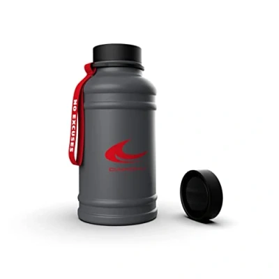 Bild av Daikoku Stainless Steel Water Bottle 1.3l BPA Free Användbar för gym och alla typer av idrottsutövning Dubbelväggs termos 12 till 24 timmar Grå