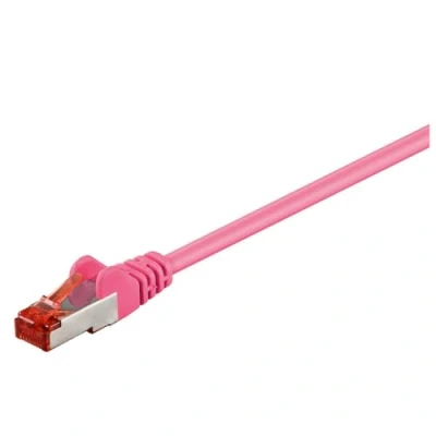 Bild av Pro LAN STP CAT 6 Magenta 0.50m Rosa 0.5 meter