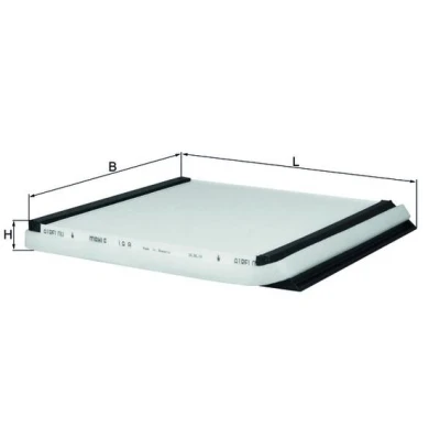 Bild av Filter, kupéventilation KNECHT LA 8
