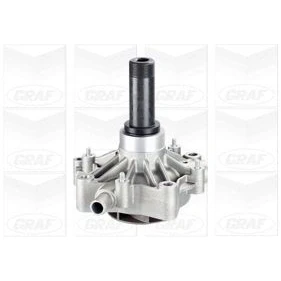 Bild av GRAF PA1156 Pompe à eau avec joint d&#039;étanchéite mécanique Matière plastique pour système dentrainement courroie trapézoïdale nervures IVECO: DAILY 3