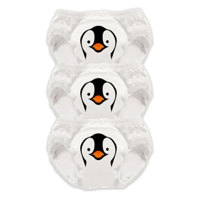 Bild av My Carry Potty Pingvin Potträningsbyxor 3 pack, Vit, 2 år