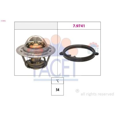 Bild av FACET 7.7972 Thermostat d&#039;eau 54 FORD: Transit Connect V408 Van, Focus Mk4 3/5 portes
