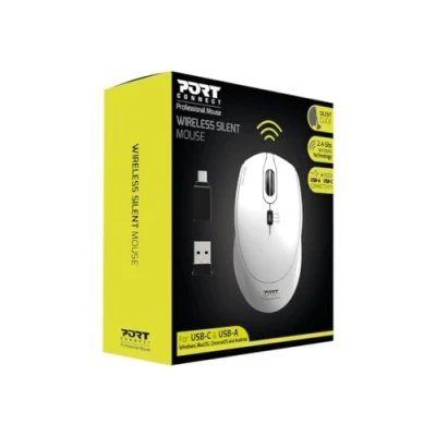 Bild av PORT Designs Connect SILENT Mouse Optic Vit