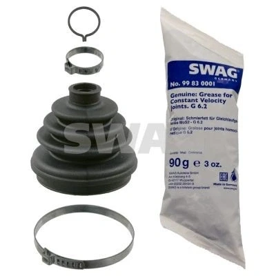 Bild av SWAG 40 83 0002 Soufflet De Cardan Essieu avant, côté roue Caoutchouc OPEL: Corsa A CC, Astra F Caravan
