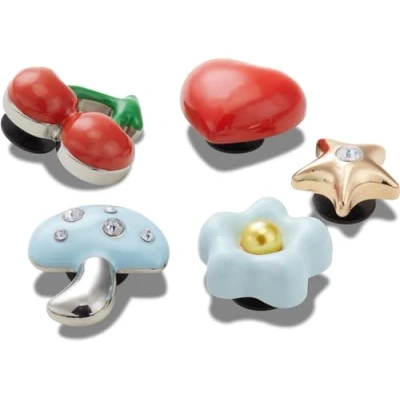 Bild av Crocs Jibbitz Puffy Metals 5 PACK Övriga accessoarer, Storlek: One Size, White