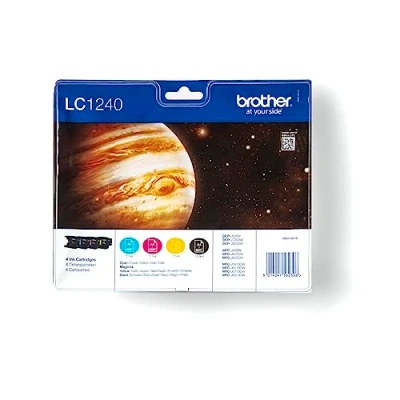 Bild av Brother LC1240 värdepaket B/C/M/Y skrivarpatron
