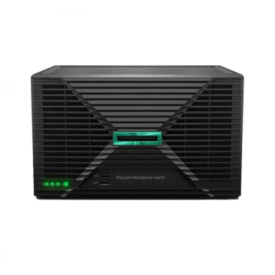Bild av HPE ProLiant MicroServer Gen11 serveur Ultra Micro Tower Intel Pentium Gold G7400 3,7 GHz 16 Go DDR5 SDRAM 180 W