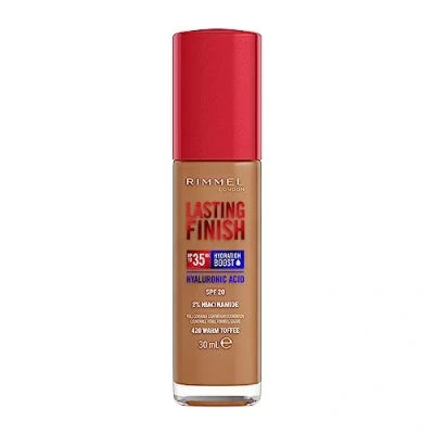 Bild av Rimmel Lasting Finish 35Hr Foundation 30ml (Various Shades) 420 Warm Toffee