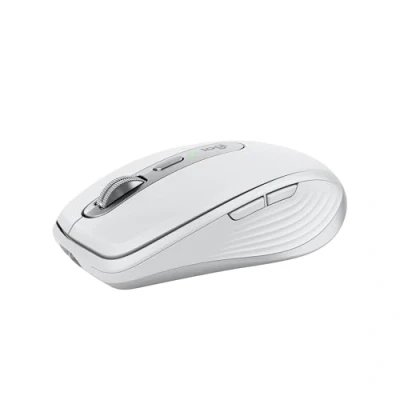 Bild av Logitech MX Anywhere 3S Compact Trådlös Mus, Snabb Rullning, 8K DPI Avläsning på alla ytor, Tysta klick, Programmerbara knappar, USB C, Bluetooth, Windows PC, Linux, Chrome, Mac Pale Grey