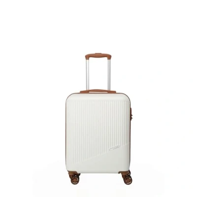 Bild av Travelite 4 hjuls resväska set 3 delar storlekar L/M/S, bagage serie Bali: ABS hårda skal trolleys, konjak, Trolley Handgepäck (55 cm), Handbagage med hårt hjul