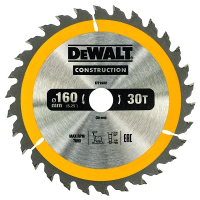 Bild av CIRKELSÅGKLINGA 30T 160X20MM DT1932 Beijerbygg Byggmaterial