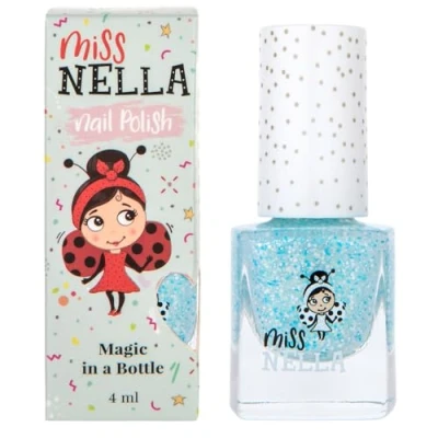 Bild av Miss Nella Once Upon A Time Speciellt rosa glitternagellack för barn, vattenbaserat och luktfritt som enkelt går att skala bort.