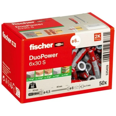 Bild av UNIVERSALPLUGG DUOPOWER DIY 6X30 S Beijerbygg Byggmaterial