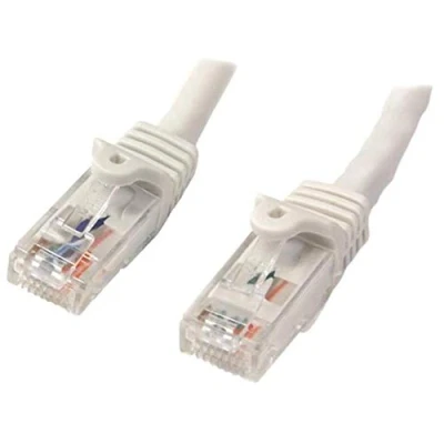 Bild av StarTech.com 10m White Cat6 / Cat 6 Snagless Patch Cable 10 m patchkabel hvid Vit meter