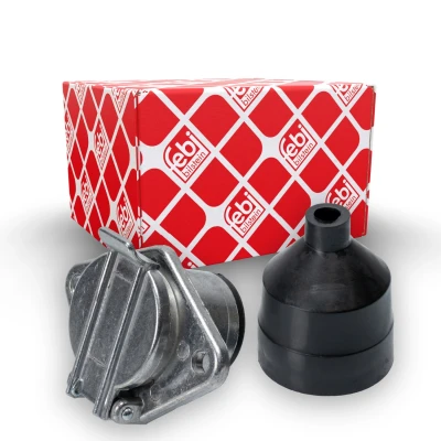 Bild av FEBI BILSTEIN 07341 Prise de remorque 24V 7pôle Métal avec enveloppe protectrice contre l&#039;eau projetée, raccords 1185 (N) Aftermarket