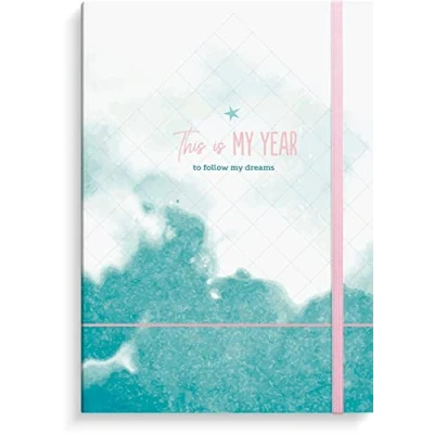 Bild av Burde This is my year: Terminplaner Undatiert mit Verschlussgummi
