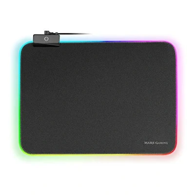 Bild av Mars Gaming MMPRGBL, Matta Gaming, RGB Krom, Nanotextil, 365x265x4mm, Svart