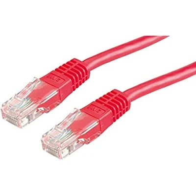 Bild av VALUE Patchkabel Kat.6 (klass E) UTP, röd, 3 m