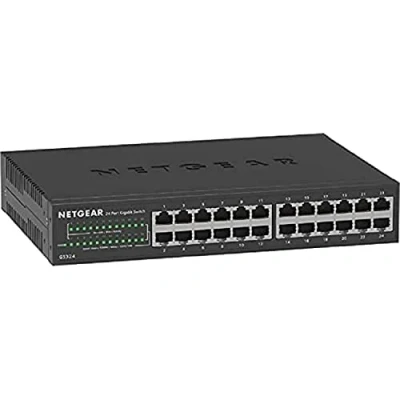 Bild av Netgear GS324 Unmanaged Gigabit Ethernet (10/100/1000) Black