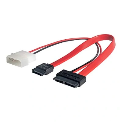 Bild av AKYGA AK CA 45 Slimline SATA (w)/SATA (W)/Molex kontakt adapter strömkabel