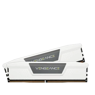 Bild av CORSAIR VENGEANCE DDR5 RAM 32GB (2x16GB) 6000MHz C36 iCUE Kompatibelt Datorminne för Intel Vit (CMK32GX5M2D6000C36W)