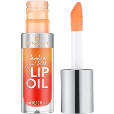 Bild av essence hydrakyss LIP OIL, Lipgloss, Nr. 02, återfuktande, vårdande, med oljor, Glänsande, daggig, vegansk, utan parabener, mikroplastpartiklar, fri från nanopartiklar, 1 pack (4ml)