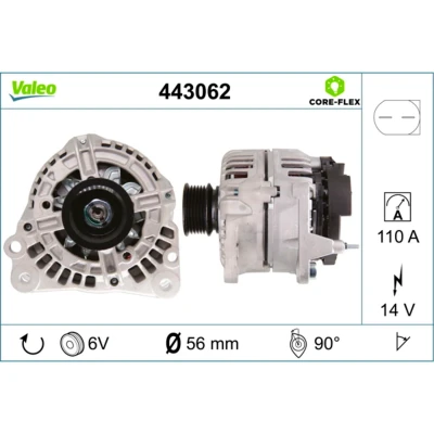 Bild av Generator VALEO 443062