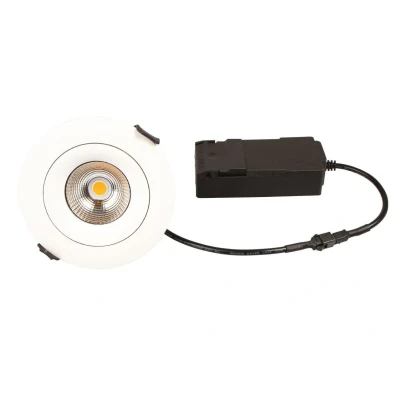 Bild av Scan Products Sabina lp 230v dimmable flicker free 5.4w 2700k cri90 400lm ip44 matt white round