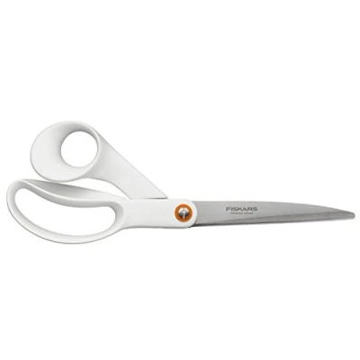 Bild av Fiskars universalsax, totallängd: 24 cm, stål/plast, Functional Form, vit, 1020414